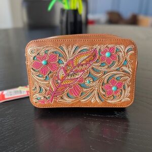 Montana West Brown Square Cutout Belt Bag NWT